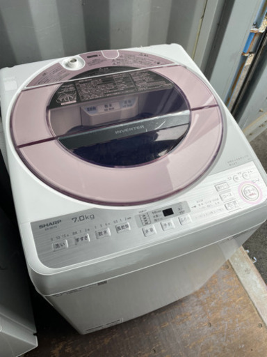 No.895 SHARP 7kg洗濯機　2018年製　近隣配送無料