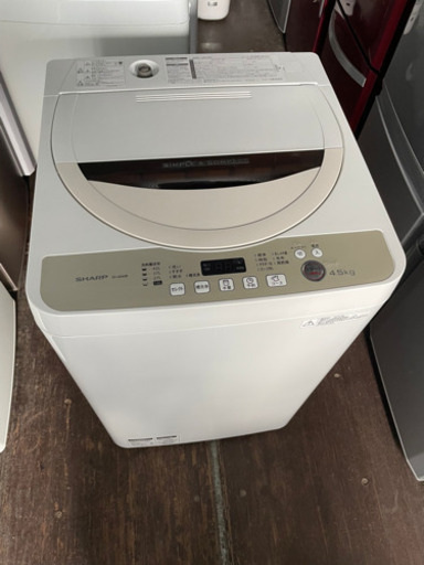 No.897 SHARP 4.5kg洗濯機 2016年製　近隣配送無料