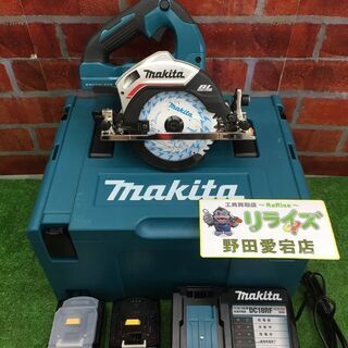マキタ HS474DRGX 充電式マルノコ【リライズ野田愛宕店】【店頭取引限定】【中古美品】管理番号：ITO7TSKZ58EW マキタ HS474DRGX 充電式マルノコ【リライズ野田愛宕店】【店頭取引