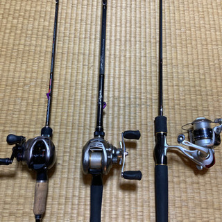 お買い得！バス釣り　タックルセットダッジ付き