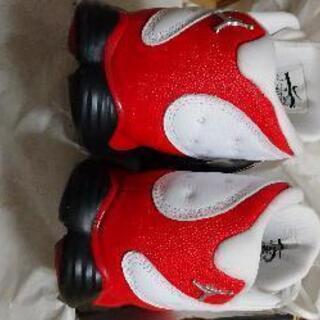 マイケル ジョーダン13 ゴルフシューズ ホワイト×レッド