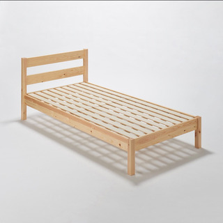 【ネット決済】【無印良品】木製ベッド パイン材（シングル）床下収...