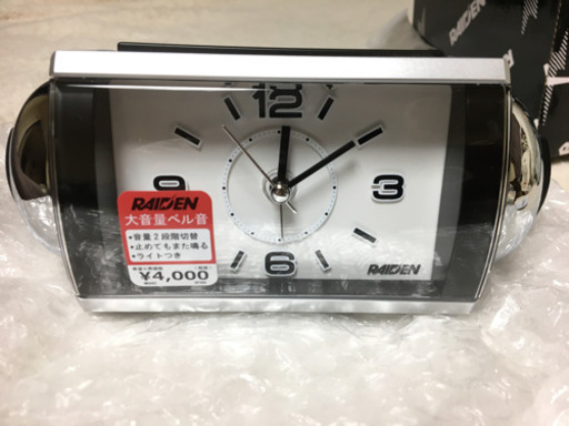 新品 ＊ 大音量 目覚まし時計
