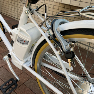購入者決定しました　ほぼ新品　電動自転車　DACT266 パールホワイト
