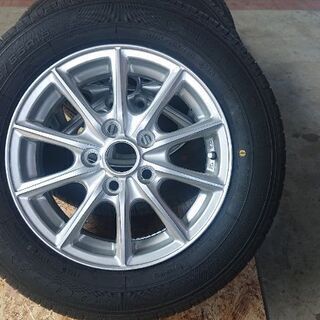 夏タイヤホイール 平座 195/65R15 4本 バリ溝 エスクァイア取外