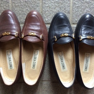 婦人靴二足で1000円サイズ22センチEEE(ワイドサイズ