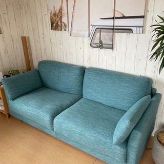 ニトリ　布張りソファ　3人用