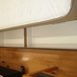 k286☆ダブルベッド☆ニトリ☆ダブルマットレス☆照明＋コンセント＋収納☆良品☆近隣配達、設置可能