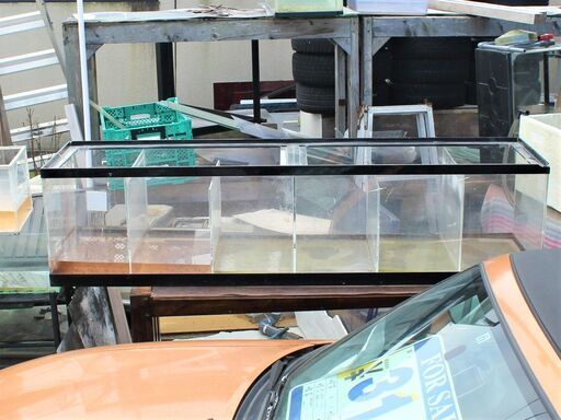 中古１８０×４５×ｈ４５　ダム式アクリル濾過槽 中古180×45×h45 ダム式アクリル濾過槽