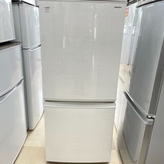 2ドア冷蔵庫 SHARP SJ-D14D-W 2018年製 137L