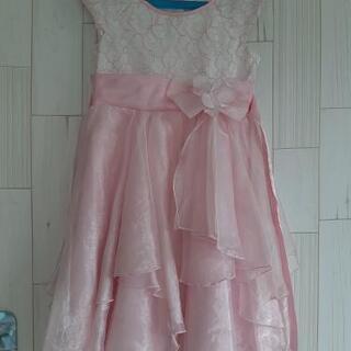 女の子ドレス、ピンク(110〜120)