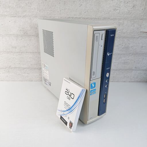 【動作確認済】NEC MK31MB-D  デスクトップPC Core i5-2400 SSD 新品 240GB メモリ 4GB  パソコン