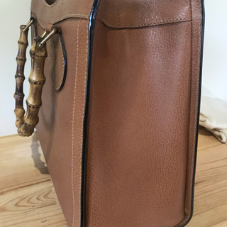 グッチ 正規品 ハンドバッグ バンブー