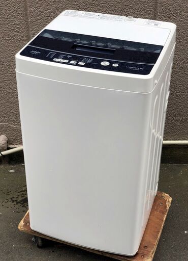 ㉒【6ヶ月保証付・税込み】19年製 アクア 4.5kg 全自動洗濯機 AQW-BK45G【PayPay使えます】