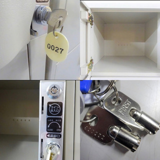 352-00)有料式コインロッカー/コインロッカー/まとめて4点セット/TJK