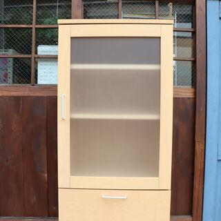 ワンピース人気のMUJI（無印良品）のメープル材 カップボードです