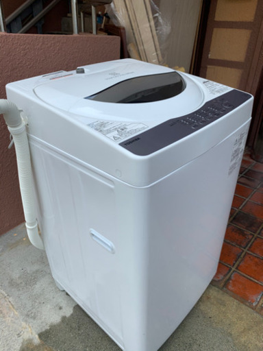 全自動洗濯機 東芝 TOSHIBA 2019 AW-5G6 掃除済み