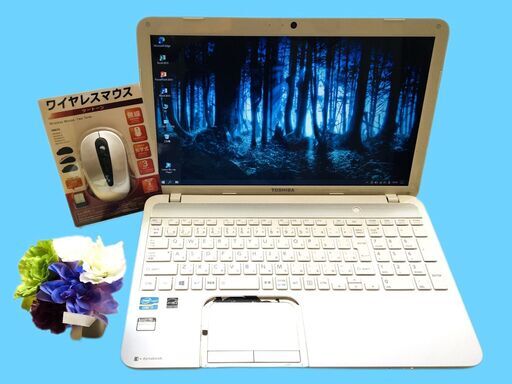 訳アリ・3世代Core i7＋メモリ８GB/HDD1TB/Windows10/カメラ内蔵/Blu-ray/Office/BLUETOOTH/新品無線マウス/TOSHIBA dynabook T552/58HW