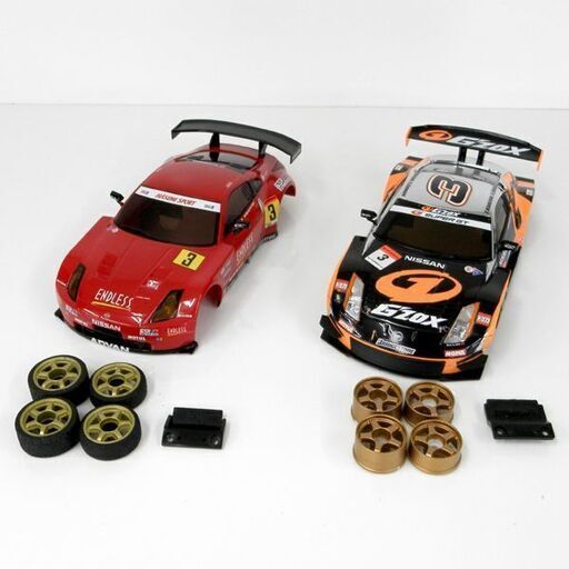ミニカー ラジコン 京商 KYOSHO ミニッツ MINI-Z オートスケールコレクション 日産 フェアレディz ENDLESS G'ZOX ボディ ホイール 2台セット 札幌 西野