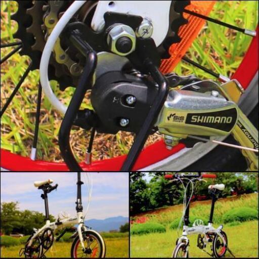 hachikoジュラルミン折りたたみ自転車