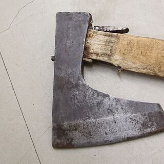 斧 大小 鉈 ケース付  土佐特産　最高級鋼入　240mm ケース付 山林道具 セット まとめて 薪割り 枝打 手打 山師 林業 大工道具 古道具 (HD949awxY)