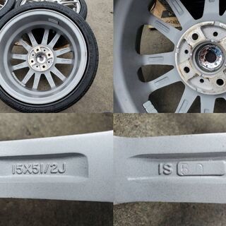 ＩＮＶＥＲＮＯ　１５インチ　軽自動車への流用に　ワゴンＲ、ムーヴ