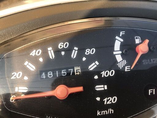 実動 アドレスV125 CF4EA シルバー シート張り替え済み リアブレーキ