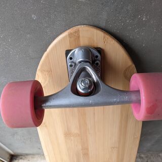 サーフスケート クルーザー 33インチ バンブーデッキ・Parisトラック・REMEMBERウィール・BONES REDSベアリング 中古品