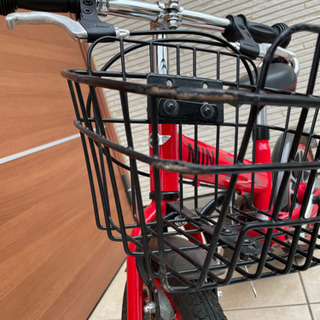 ★美品★MINIキッズバイク(チリレッド)補助輪あり 14インチ ☆美品☆MINIキッズバイク(チリレッド)補助輪あり 14インチ