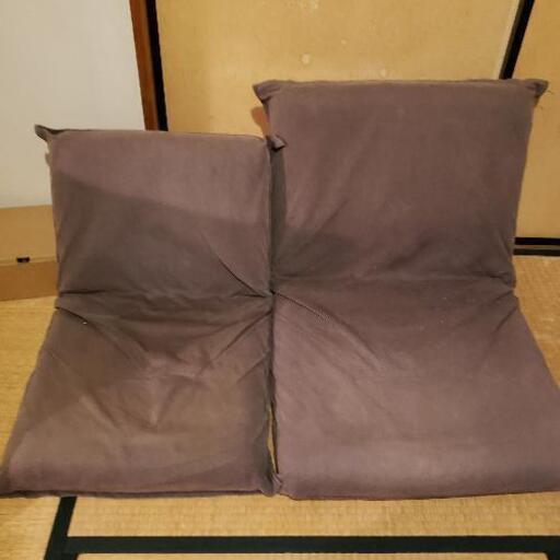 無印良品の座椅子大小セットカバー買い換え可能です Mk 川崎大師の椅子 座椅子 の中古あげます 譲ります ジモティーで不用品の処分