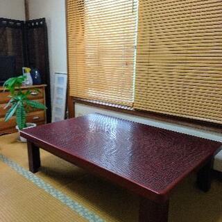 ☆鎌倉彫テーブル値下げしました☆