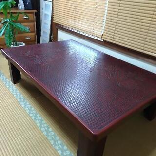 ☆鎌倉彫テーブル値下げしました☆