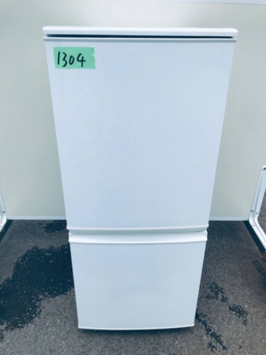 1304番 シャープ✨ノンフロン冷凍冷蔵庫✨SJ-D14A-W‼️
