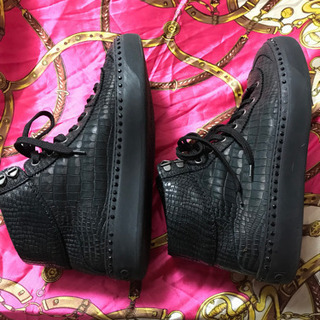 JIMMY CHOO ARGYLE アーガイル クロコ型押し スニーカー