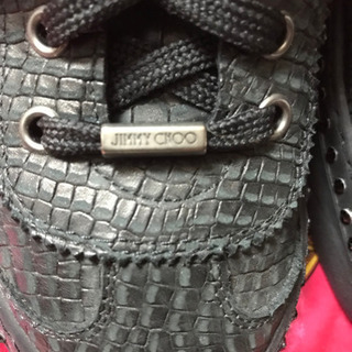 JIMMY CHOO ARGYLE アーガイル クロコ型押し スニーカー