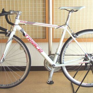 大きめサイズのロードバイク 洗車クリーニング仕上げ TRIACE S100 