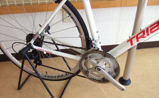 大きめサイズのロードバイク 洗車クリーニング仕上げ TRIACE S100