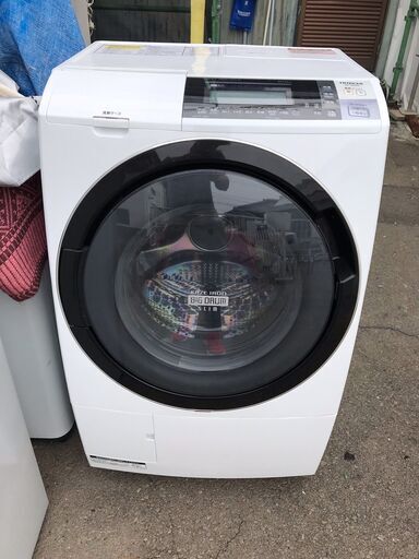 自動お掃除機能！！！　風アイロン機能！！！　日立　洗濯１０ｋ乾燥６ｋ　ドラム洗濯機　４９，９８０円（税込み）