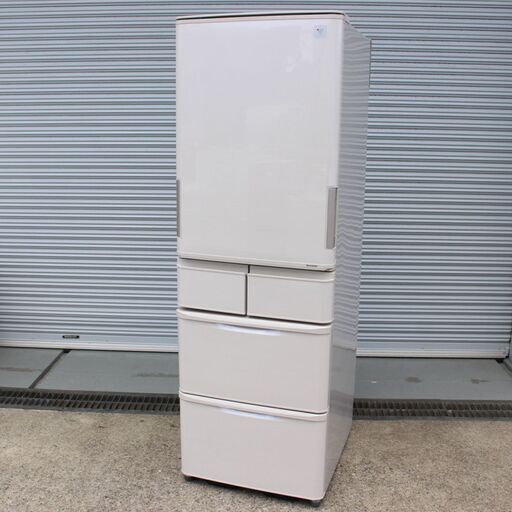 T150) SHARP シャープ SJ-PW42Y ノンフロン冷凍冷蔵庫 424L 14年製 冷蔵庫 5ドア どっちもドア