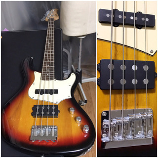 美品cortコルト配送可アクティブ大型ハムバッカーJAZZBASSベースギター