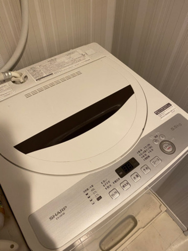 SHARP洗濯機【定価38000円】　型番【ES-GE5B】