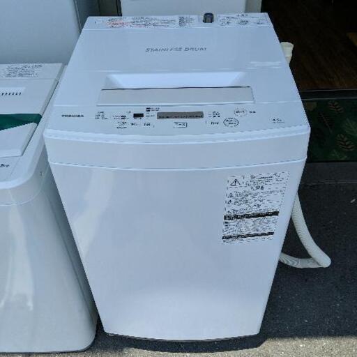 全自動洗濯機 東芝 AW-45M7 2019年製 4.5kg【3ヶ月保証★送料に設置込】自社配送時代引き可※現金、クレジット、スマホ決済対応※