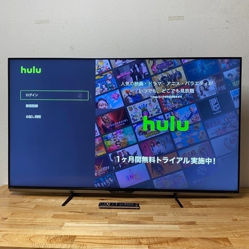 即日受渡❣️YouTube.NETFLIX視聴シャープ55型TV Bluetooth内蔵43500円