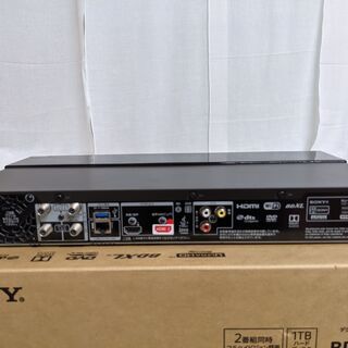 【美品】SONY ソニー ブルーレイDVDレコーダー BDZ-FW1000 2019年製 4K リモコン付き