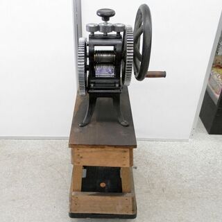 金属プレス機 YOSHIDA SEIKO 吉田精工 金属圧延機 彫金大型ローラー 圧延ロール 金属加工 札幌市内近郊限定 札幌 西野