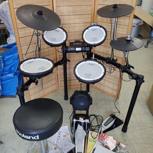 箱付き Roland TD-4 電子ドラムセット 定価148900円 MDS-4 スタンド TDM-10 防振マット