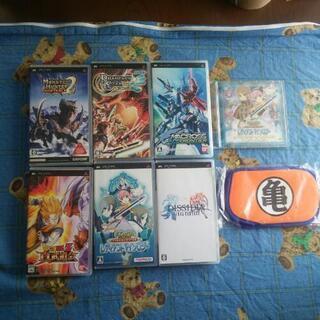 PSP６点セット　ドラゴンボールとテイルズは予約特典付き！