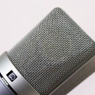 【苫小牧バナナ】良品 NEUMANN/ノイマン TLM67 コンデンサーマイク＆EA87 ショックマウントホルダー/ラージ ダイアフラム シリアル入/木製ケース付