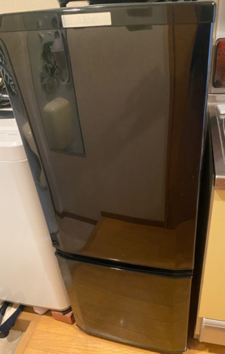 三菱　冷凍冷蔵庫　2ドア
