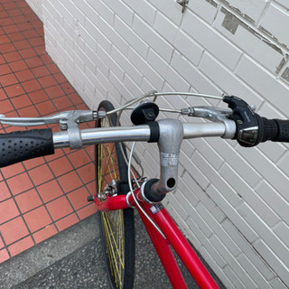 商談中 GM532【近隣配達可能】自転車 ロードバイク ママチャリ 赤 28